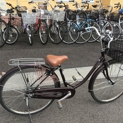 BS ママチャリ茶色26インチ整備済中古自転車