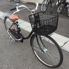 BS ママチャリ茶色26インチ整備済中古自転車