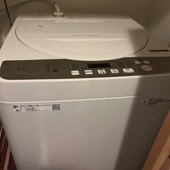 洗濯機　5.5kg  SHARP 2019年製造