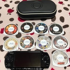 みよし市激安美品PSP-3000+ソフト9本 動作品