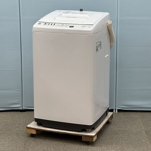 【リサイクル市場エコ伊川谷】HITACHI 7.0kg/全自動洗濯機 白い約束　2020年製 【取りに来られる方限定】【軽バン1時間貸出無料】