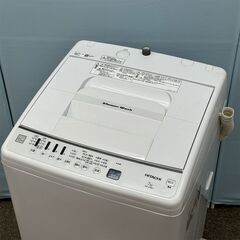 【リサイクル市場エコ伊川谷】HITACHI 7.0kg/全自動洗濯機 白い約束　2020年製 【取りに来られる方限定】【軽バン1時間貸出無料】