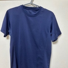 【無料・引き取りのみ対応】ネイビー　ポリエステル100%Tシャツ...