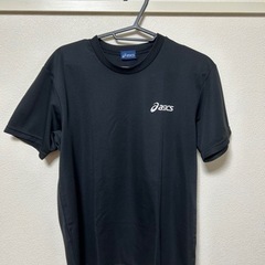 【無料・引き取りのみ対応】【asics】 ブラック　Tシャツ　1...