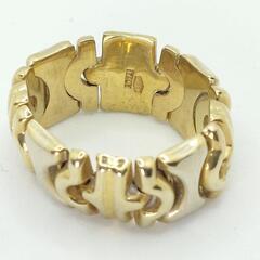 イタリー製 K18チェーンリング 14.5号7.0g