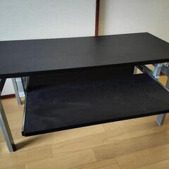 （決まりました）黒いテーブル