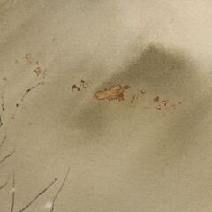 水彩画 栗林忠男 「湖畔」第一回水彩画個展