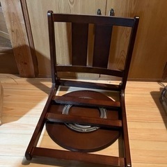【美品】回る座椅子(折りたたみ可能)