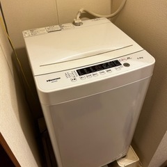 【ネット決済】ハイセンス 全自動 洗濯機 5.5kg ホワイト ...