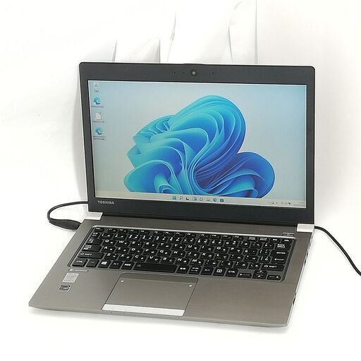 激安 送料無料 高速SSD 13.3型 ノートパソコン 東芝 R63/Y 中古美品 第5世代 i5 8GB 無線 Bluetooth webカメラ Windows11 Office