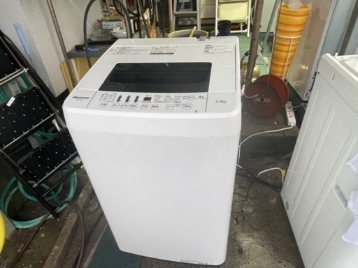 【リサイクルサービス八光】2019年製　ハイセンス　HW-T45C 全自動洗濯機 ホワイト 洗濯4.5kg