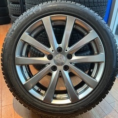 ◆VOLVO V40など◆スパルコ 17インチ スタッドレスタイヤホイールセット【 リサイルマート下関店】