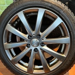 ◆VOLVO V40など◆スパルコ 17インチ スタッドレスタイヤホイールセット【 リサイルマート下関店】