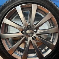 ◆VOLVO V40など◆スパルコ 17インチ スタッドレスタイヤホイールセット【 リサイルマート下関店】