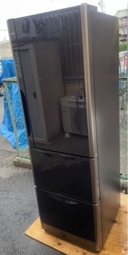 【2】HITACHI 日立 スリードア冷蔵庫 15年製 365L R-S3700FV(XT) 0203-80