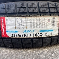 203-4）未使用2本在庫処分！235/65R17ナンカンスタッドレス！21年製！別途はめ替えも対応