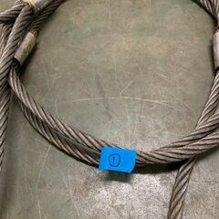 神鋼 シンコーロック ワイヤーロープ 牽引ワイヤーロープ 玉掛け 28mm 5m 工事用材料 ①