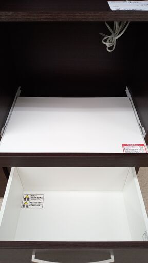 ☆ジモティ割あり☆ ニトリ レンジボード ダークブラウン H180×D37.5×W58.5