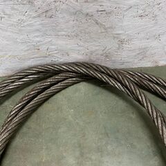 神鋼 シンコーロック ワイヤーロープ 牽引ワイヤーロープ 玉掛け 28mm 5m 工事用材料 ②