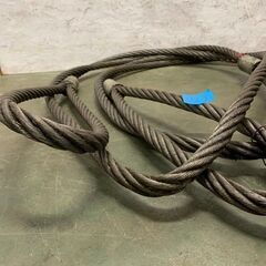 神鋼 シンコーロック ワイヤーロープ 牽引ワイヤーロープ 玉掛け 28mm 5m 工事用材料 ②