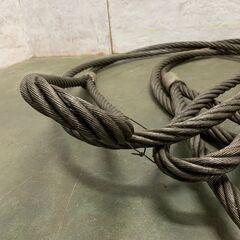 神鋼 シンコーロック ワイヤーロープ 牽引ワイヤーロープ 玉掛け 28mm 5m 工事用材料 ③