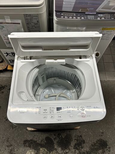 洗濯機 ヤマダ 2021年 YWM-T50H1 5kg せんたくき【安心の3ヶ月保証★送料に設置込】自社配送時代引き可※現金、クレジット、スマホ決済対応※