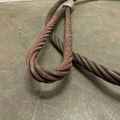 ワイヤーロープ 牽引ワイヤーロープ 玉掛け 22mm 4m 工事用材料 ワイヤーロープ 牽引ワイヤーロープ 玉掛け 22mm 4m 工事用材料