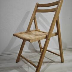 木製　折りたたみ椅子　