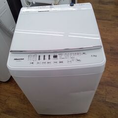 ☆ジモティ割あり☆ HISENSE 洗濯機 5.5kg 22年製 動作確認 