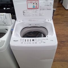 ☆ジモティ割あり☆ HISENSE 洗濯機 5.5kg 22年製 動作確認 