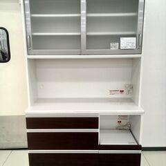 ★ジモティ割あり★  レンジボード ブラウン H196×D45.5×W120 クリーニング済み HJ2100 ☆ジモティ割あり☆ レンジボード ブラウン H196×D45.5×W120