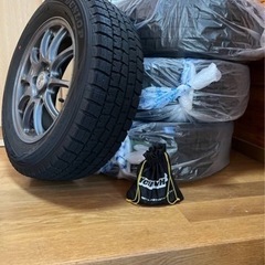 スタッドレスタイヤホイールセット4本-ダンロップ WM01-195/65R15 