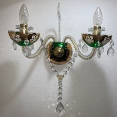 ベネチアンガラス ベル 二つ 美品