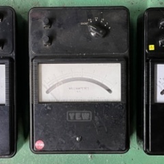 横川電機　アナログ電力計、電流計