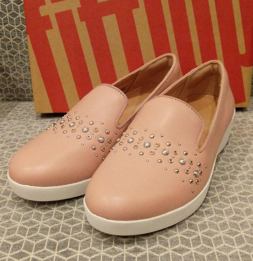 【新品未使用】FITFLOP（フィットフロップ）桜カラー革靴ローファー