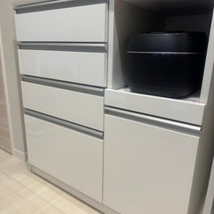 ドリーム川西店御来店限定】 3枚扉オープンボード ホワイト H1773 