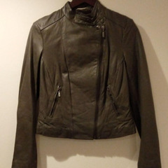 コールハーン　レザー　ライダースジャケット