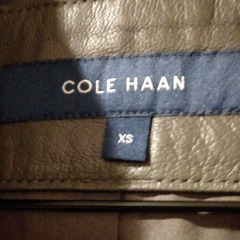 コールハーン　レザー　ライダースジャケット