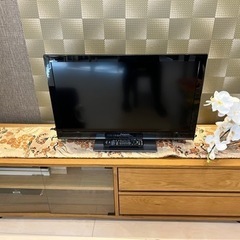 家具 収納家具 テレビ台＋テレビ