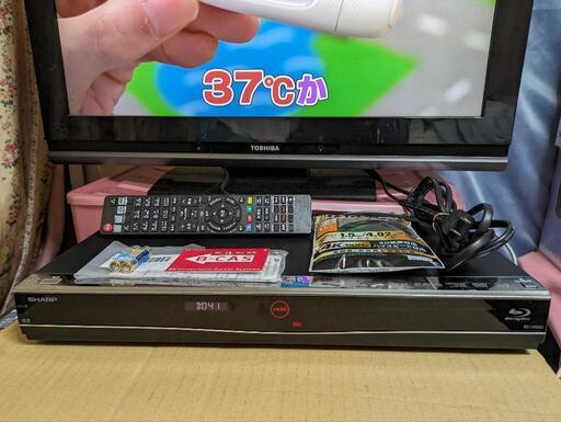 ⑦SHARP ブルーレイレコーダー BD-W560【完動品】