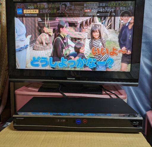 ⑦SHARP ブルーレイレコーダー BD-W560【完動品】