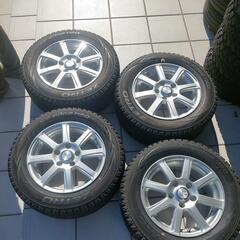 美品！バリ山ミニバンスタッドレスホイール4本セット195/65R15 6j off45 pcd114.3 5H ノア、ヴォクシーにいかがでしょうか？