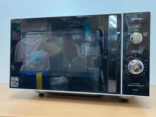 東芝　フラットタイプ　電子レンジ　ER-SM17 2020年製