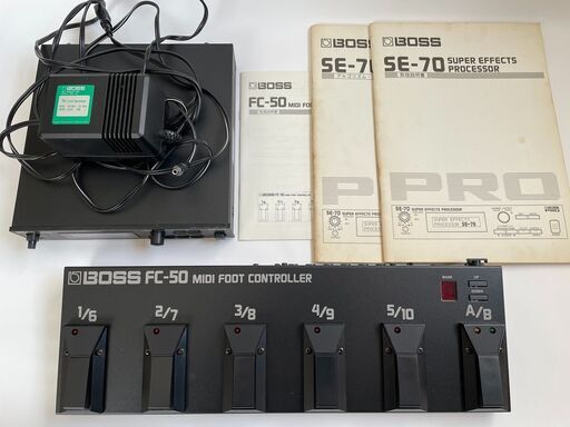 【BOSS SE-70 マルチエフェクター専用MIDIコントローラー付き】