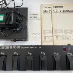 【BOSS SE-70 マルチエフェクター専用MIDIコントロー...