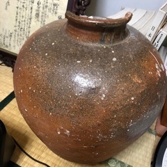 古信楽焼き　壺　