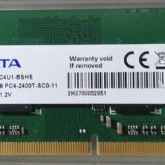 ADATA　ノートパソコン用メモリー　DDR4-2400（PC4...