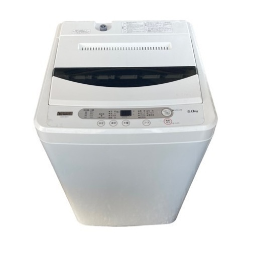 ジ0204-33 洗濯機　6㎏　ヤマダ電機　ヤマダセレクト　YWM-T60G1　2020年製