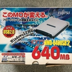 富士通　MO 640MB
