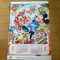 ディズニーカレンダー2024年（6枚バージョン）